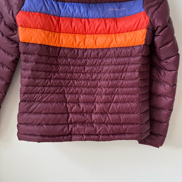 NWOT Cotopaxi Fuego Hooded Down Jacket in Wine - Picture 13 of 16